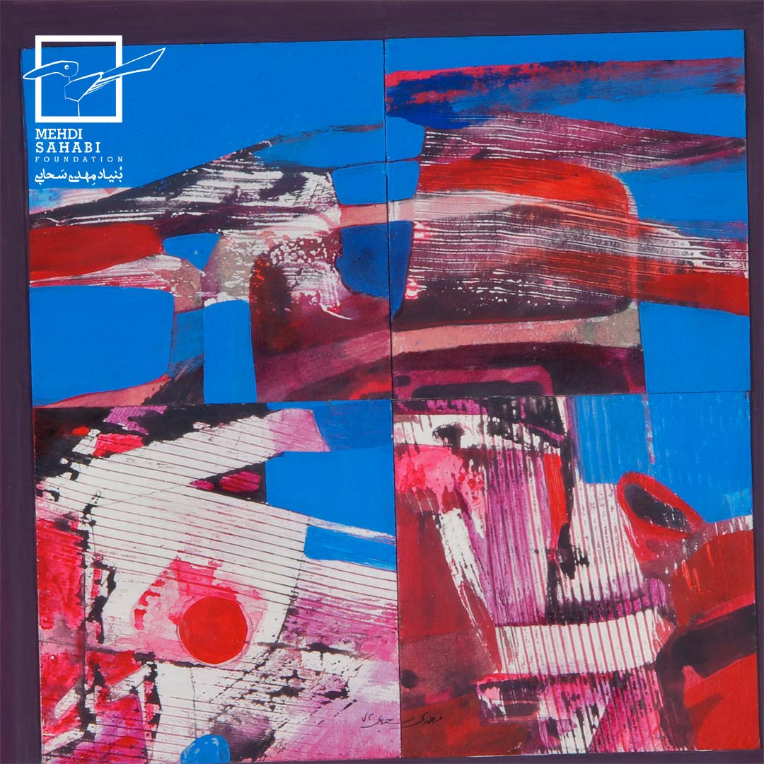 Acrylic on cardboard / 40 × 40 cm / 1994