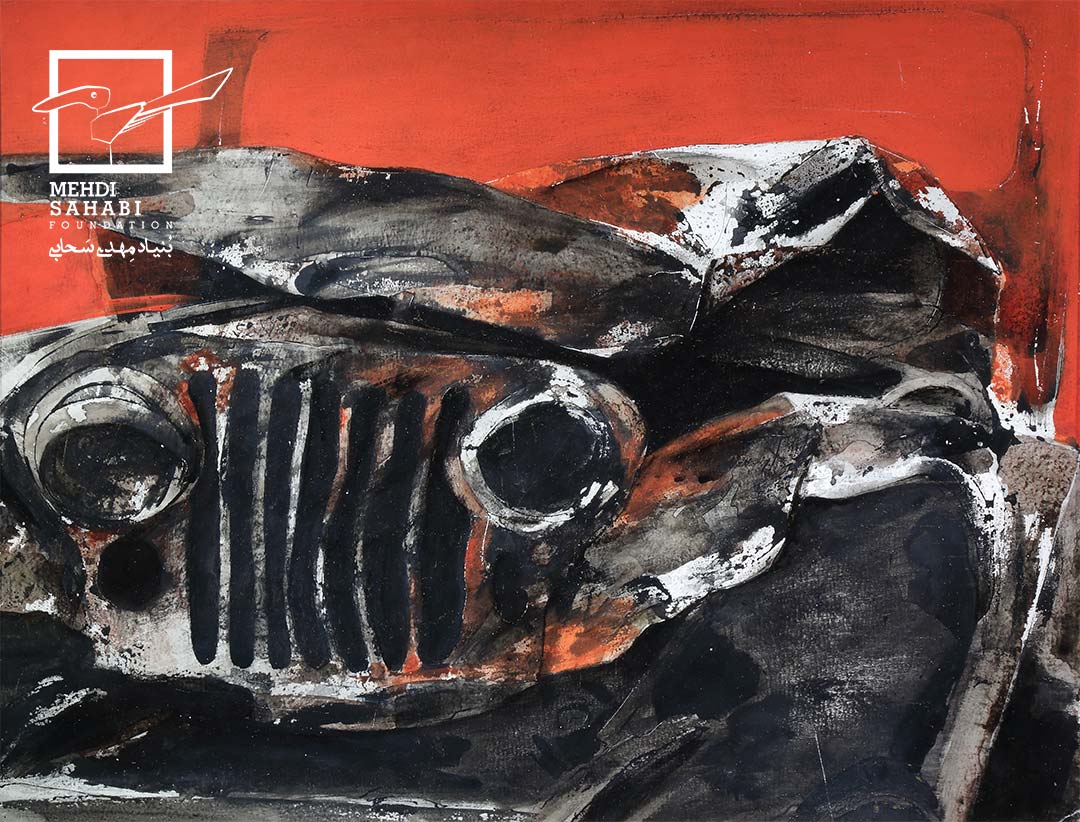 Acrylic on board / 68 × 84 cm