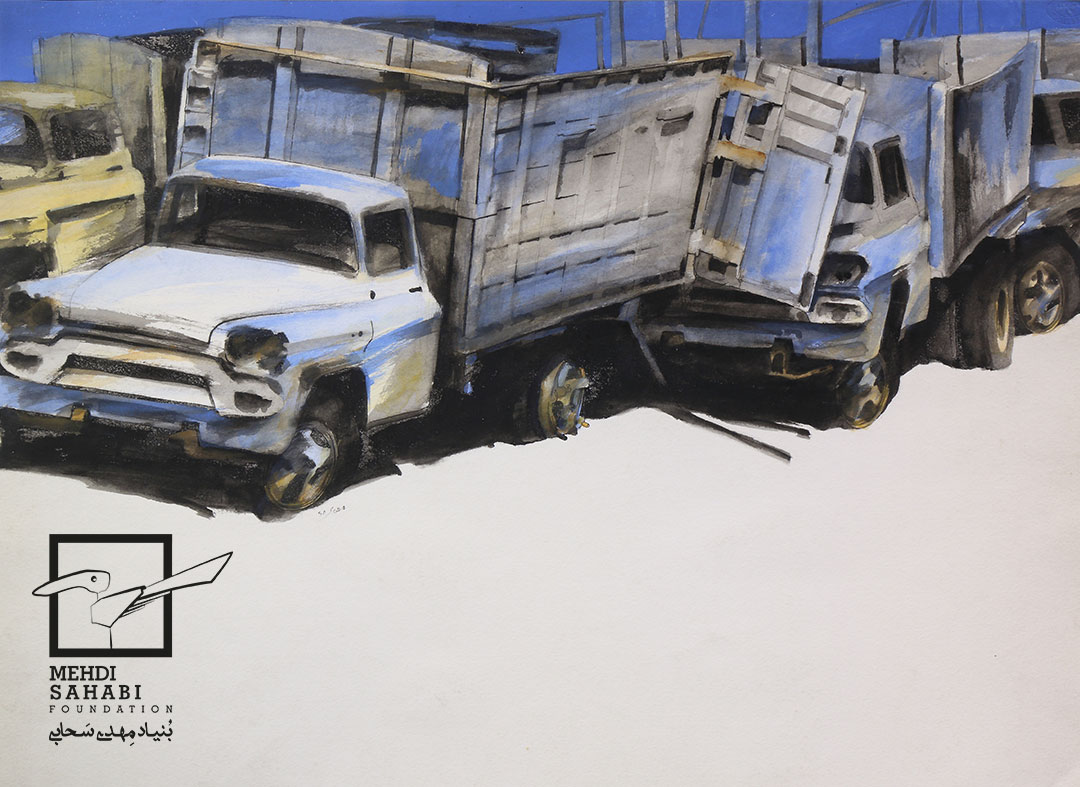 Acrylic on cardboard / 45 × 61 cm / 1989